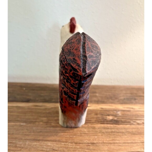 James Haddon Wooden Chicken Folk Art Hand Carved and Painted - Picture 3 of 15